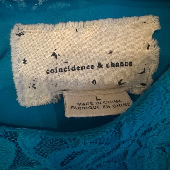 Urban Outfitters Coincidence & Chance Aqua Blue Lace Dress - Picture 5 of 7